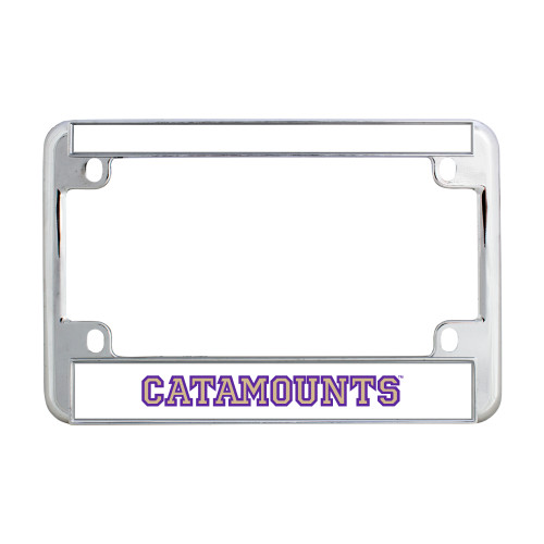  Metal Motorcycle License Plate Frame in Chrome - WCU