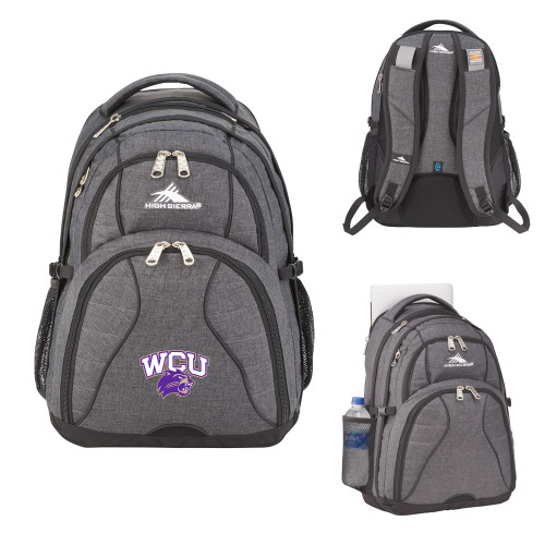  High Sierra Graphite Swerve Computer Backpack - Primary Athletic Mark
