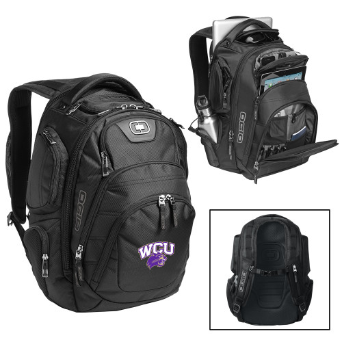  OGIO Black Stratagem Backpack - Primary Athletic Mark