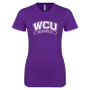 Thumbnail image for  Next Level Womens Purple Boyfriend Tee