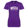 Thumbnail image for  Next Level Womens Purple Boyfriend Tee