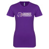 Thumbnail image for  Next Level Womens Purple Boyfriend Tee