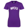 Thumbnail image for  Next Level Womens Purple Boyfriend Tee