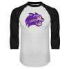 Thumbnail image for  White/Black Raglan Baseball T Shirt