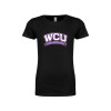 Thumbnail image for  Next Level Girls Black Fashion Fit T Shirt