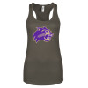 Thumbnail image for  Next Level Womens Charcoal Racerback Tank