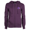 Thumbnail image for  ENZA Womens Purple Fleece Full Zip Hoodie