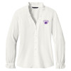 Thumbnail image for  Brooks Brothers Womens Off White Long Sleeve Ruffle Collar Blouse