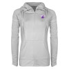 Thumbnail image for  Womens White Sport Wick Stretch Full Zip Jacket