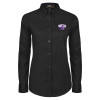 Thumbnail image for  Womens Black Twill Button Down Long Sleeve 