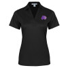 Thumbnail image for  Womens Black Performance Fine Jacquard Polo