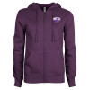 Thumbnail image for  ENZA Womens Purple Fleece Full Zip Hoodie