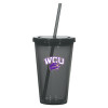 Thumbnail image for  Madison Double Wall Charcoal Tumbler w/Straw 16oz