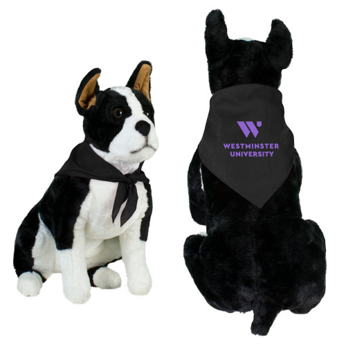  Black Pet Bandana - WU Westminster University
