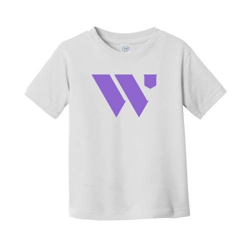  Toddler White T Shirt - WU Logo Mark