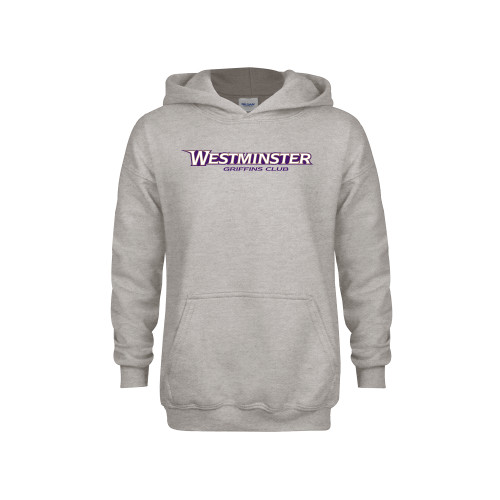  Youth Grey Fleece Hood - Westminster University Griffins Club