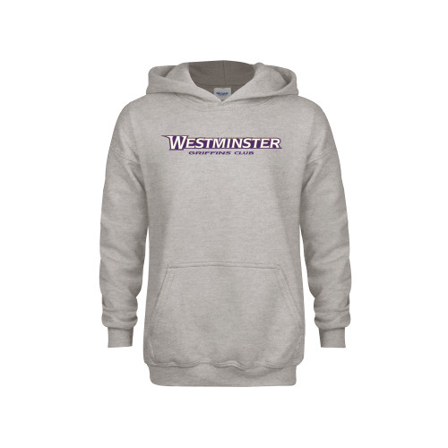 Youth Grey Fleece Hood - Westminster University Griffins Club