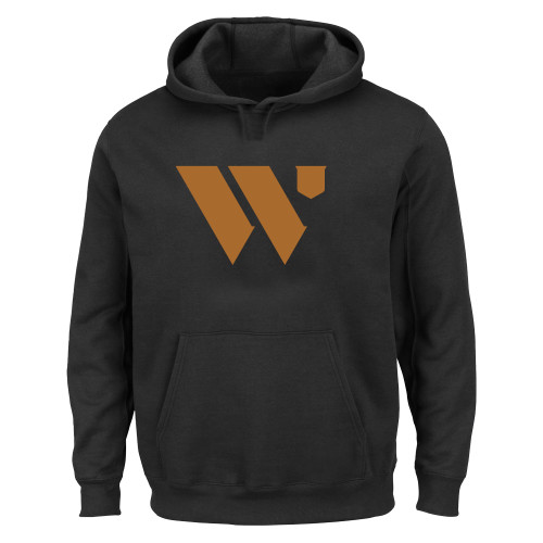  Extended Black Hoodie - WU Logo Mark