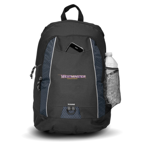  Black Impulse Backpack - Westminster Athletic Word Mark