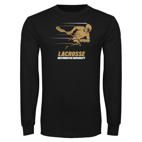  Black Long Sleeve T Shirt - Westminster Lacrosse