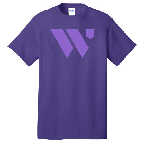  Extended Purple T Shirt - WU Logo Mark