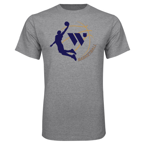  Grey T Shirt - Westminster Basketball