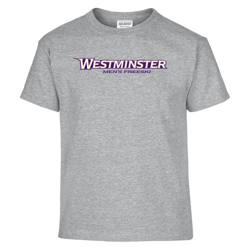  Youth Grey T Shirt - Westminster University Mens Freeski
