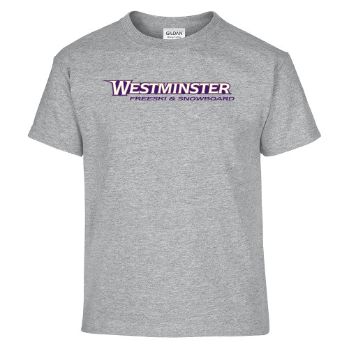  Youth Grey T Shirt - Westminster University Freeski and Snowboard