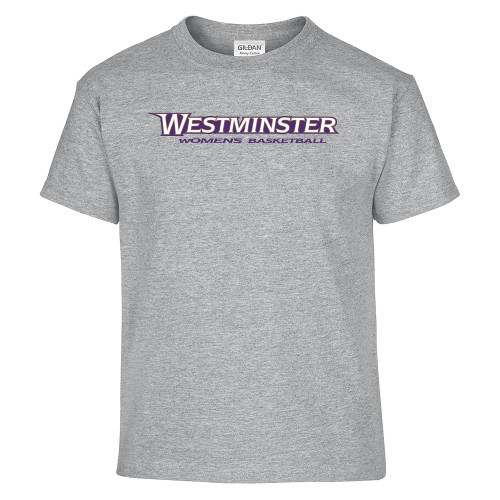  Youth Grey T Shirt - Westminster University Womens Basketball