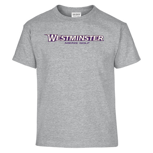  Youth Grey T Shirt - Westminster University Mens Golf