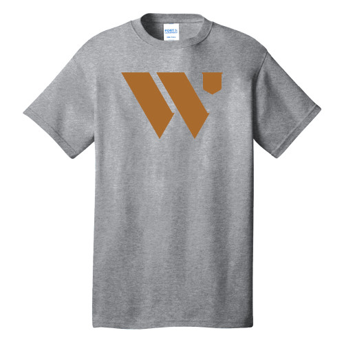  Extended Athletic Heather T Shirt - WU Logo Mark