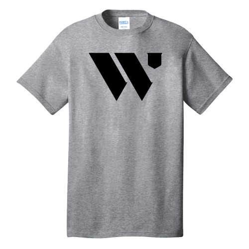  Extended Athletic Heather T Shirt - WU Logo Mark