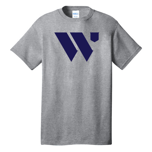  Extended Athletic Heather T Shirt - WU Logo Mark