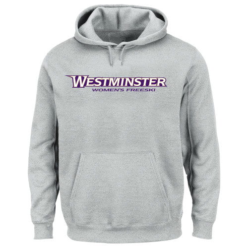  Extended Heather Grey Hoodie - Westminster University Womens Freeski