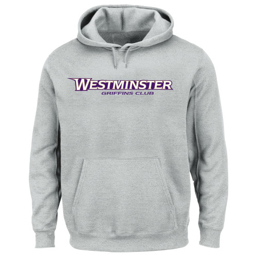 Extended Heather Grey Hoodie - Westminster University Griffins Club