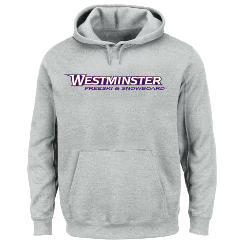  Extended Heather Grey Hoodie - Westminster University Freeski and Snowboard