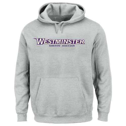  Extended Heather Grey Hoodie - Westminster University Mens Soccer