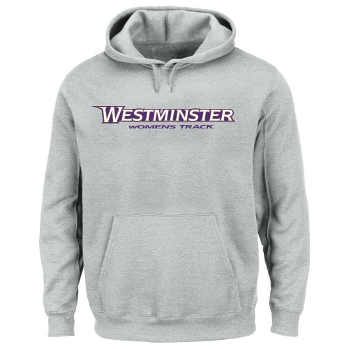  Extended Heather Grey Hoodie - Westminster University Womens Track