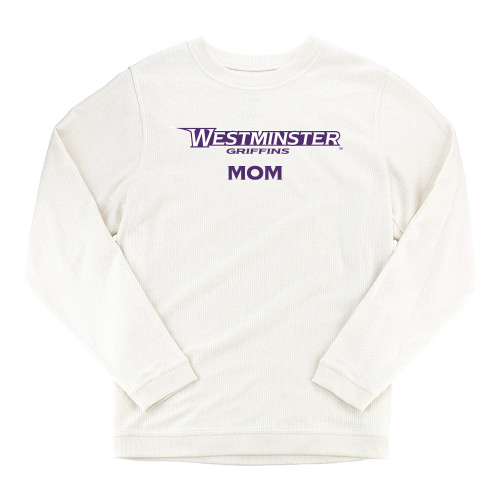  Boxercraft Womens Cream Corded Crew - Westminster Mom