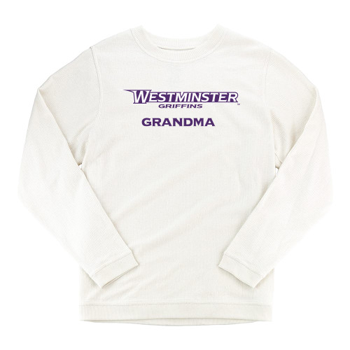 Boxercraft Womens Cream Corded Crew - Westminster Grandma