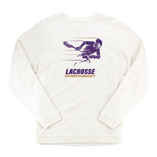  Boxercraft Womens Cream Corded Crew - Westminster Lacrosse