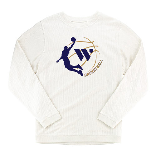  Boxercraft Womens Cream Corded Crew - Westminster Basketball