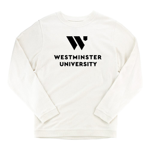 Boxercraft Womens Cream Corded Crew - WU Westminster University