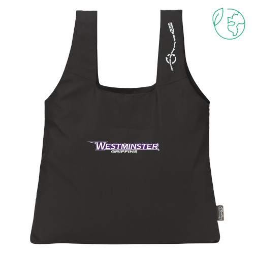 ChicoBag Black Original rePETe Tote - Westminster Athletic Word Mark
