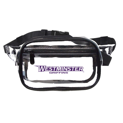 Clear Fanny Pack - Westminster Athletic Word Mark
