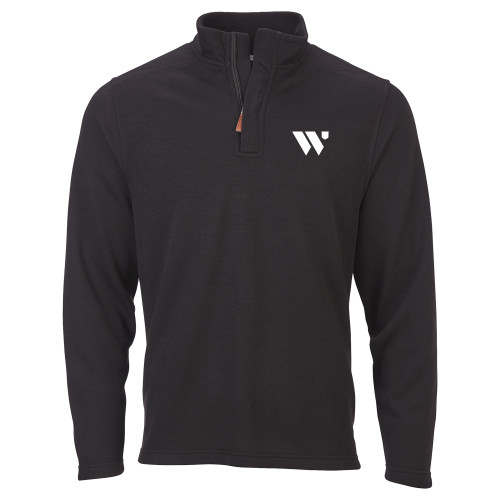 Boxercraft Black Sullivan 1/4 Zip - WU Logo Mark