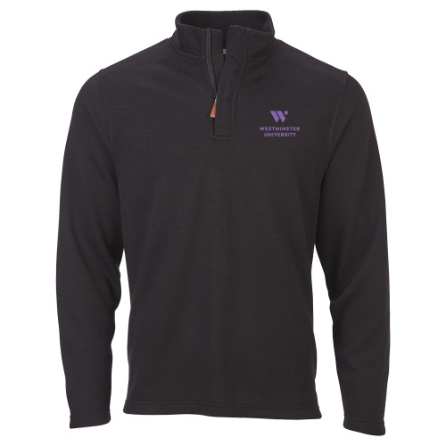 Boxercraft Black Sullivan 1/4 Zip - WU Westminster University