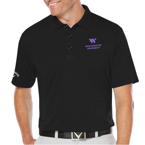  Callaway Black Opti Dri Chev Polo - WU Westminster University