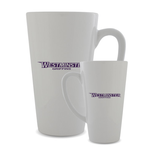 Full Color Latte Mug 17oz - Westminster Athletic Word Mark