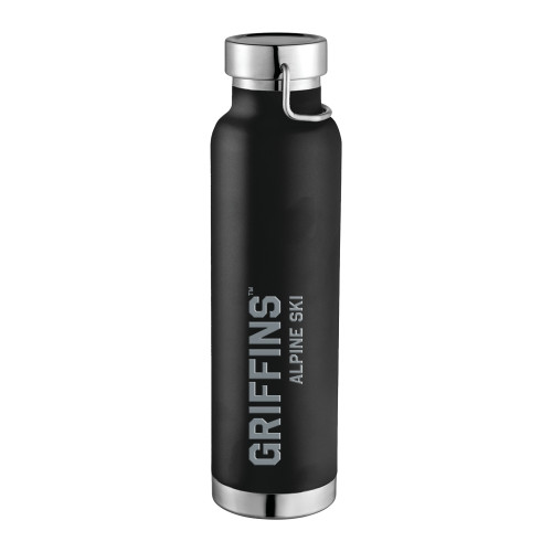  Thor Copper Vacuum Insulated Black Bottle 22oz - Griffins Alpine Ski Engraved